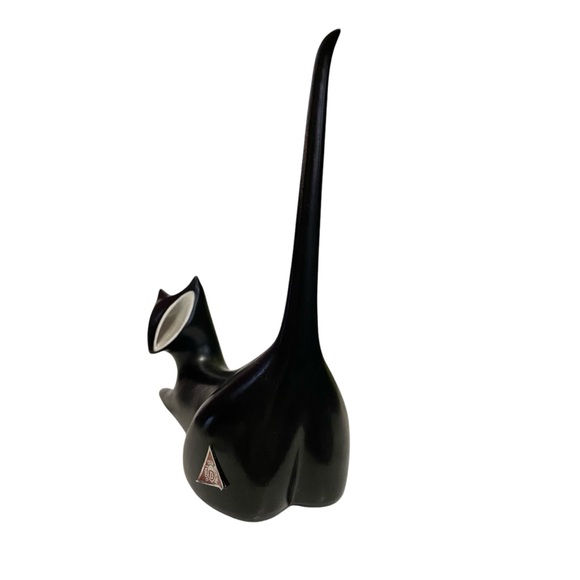 1950’s Royal Dux Porcelain Cat by Modernist Jaroslav Jezek 7” - Picture 11 of 14